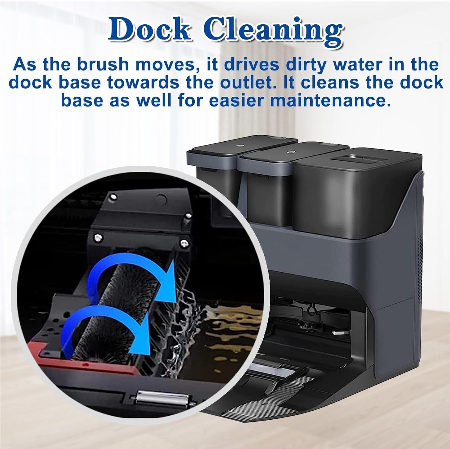 new High-Speed Cleaning Brush for Roborock S7 MaxV Ultra & S8 Pro Ultra, 3PCS 07FC0E-D4 - KOEEK