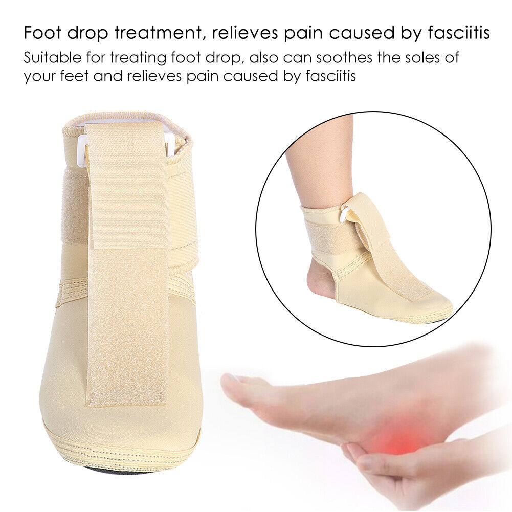 new Ankle Joint Support Adjust Foot Drop Orthotics Brace Foot Pain Relief Splin HGF koeek - KOEEK