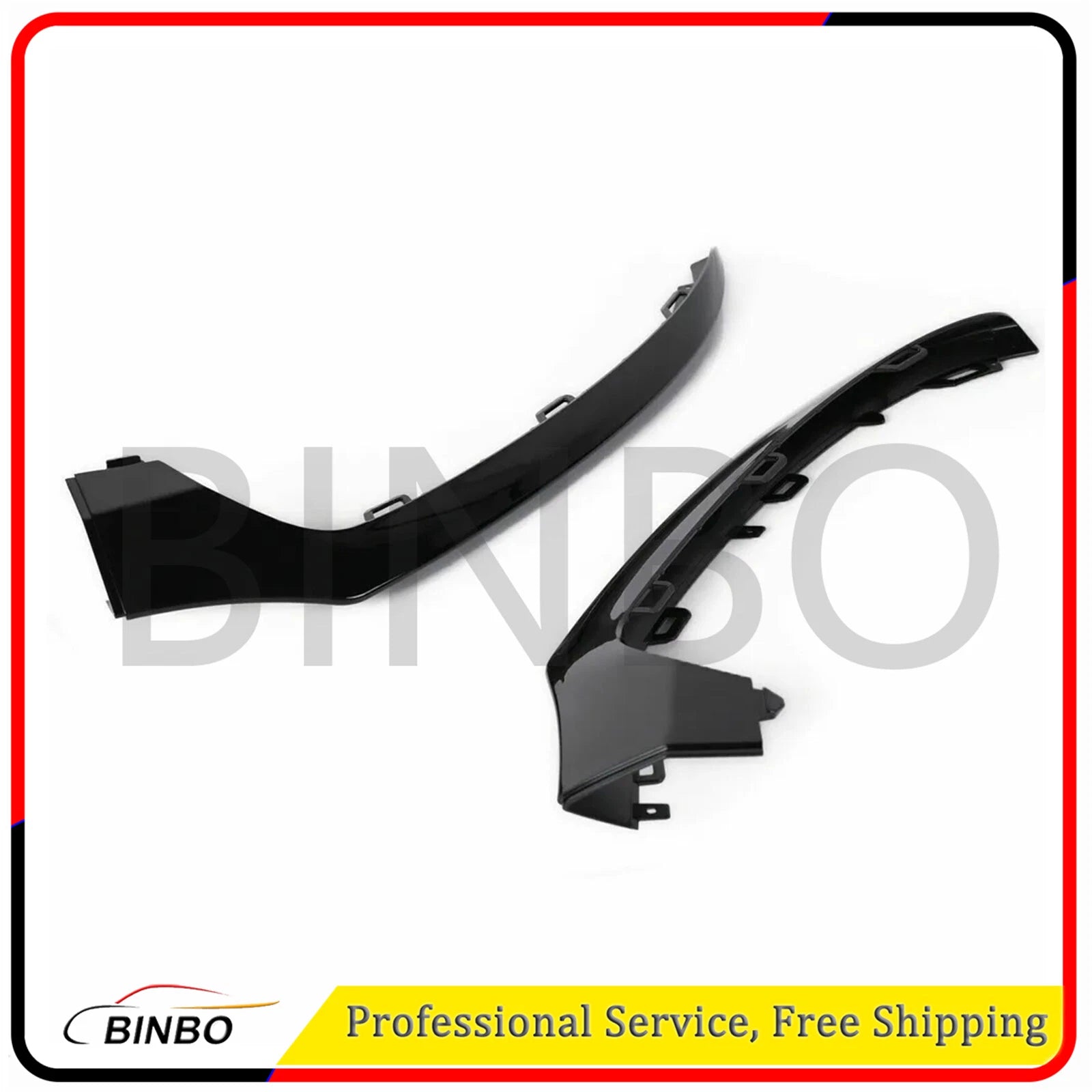 Front Passenger Side Chrome Bumper Trim 3PCS For 2015 Mercedes-Benz C400 07FC0E-D4 - KOEEK