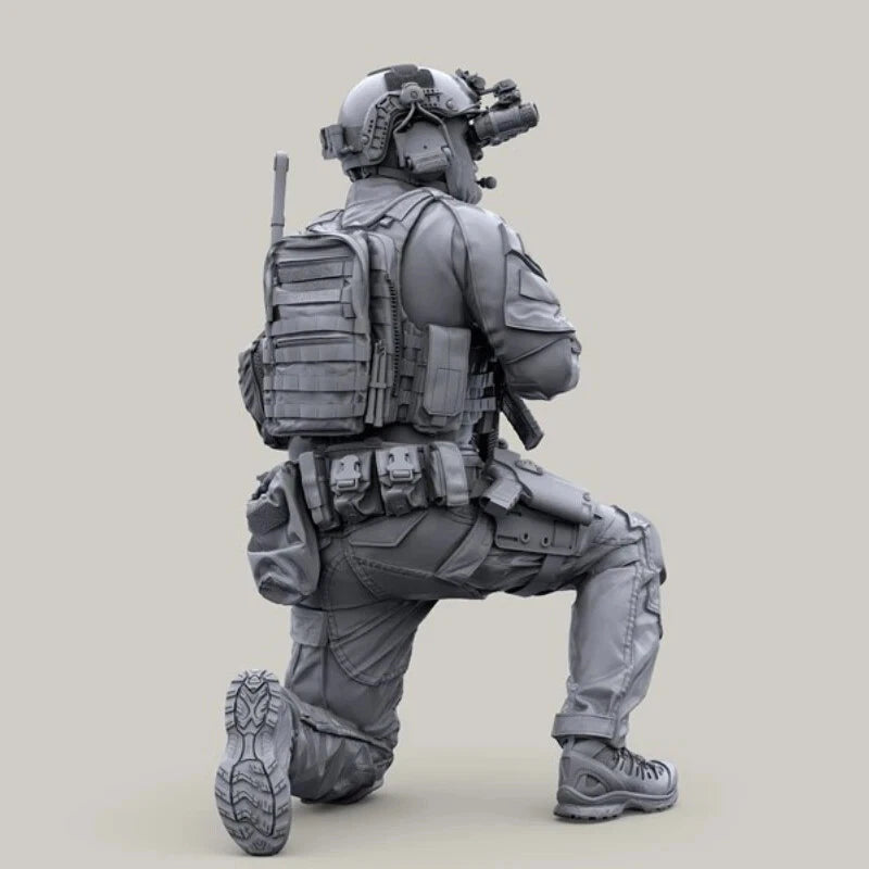 1/35 Resin Figure Model Kit US Special Forces In Action Unassambled Unpainted 07FC0E-D4 - KOEEK