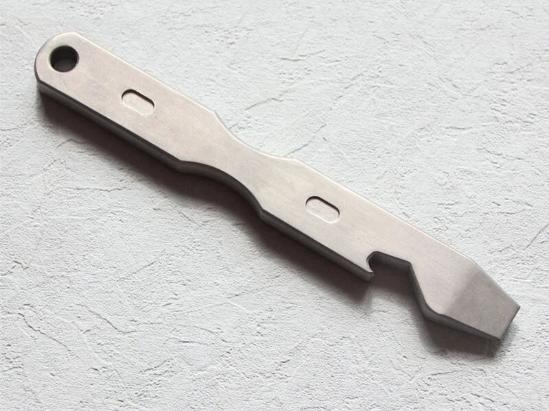 TC4 Titanium Alloy Crowbar Pry Bar Multi EDC Tools Bottle Opener Open Box Cutter 07FC0E-D4 - KOEEK
