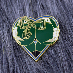 Anime My Hero Academia Asui Tsuyu Froppy Buttock Metal Pin Badge Collectible 07FC0E-D4 - KOEEK