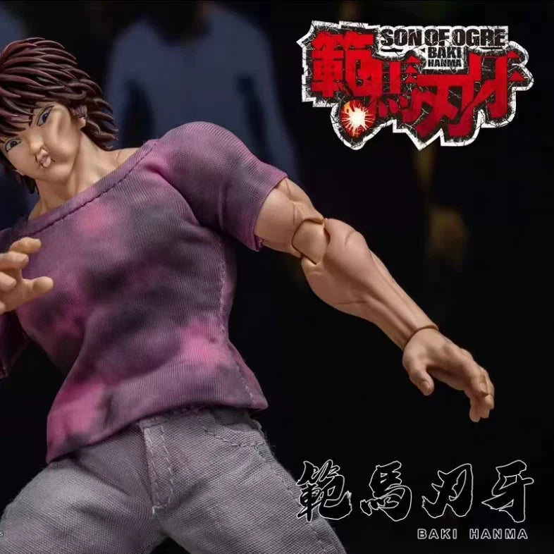 Storm Toys Baki Hanma Action Figure 7" Collection Joint Mobility 1/12 Scale 07FC0E-D4 - KOEEK