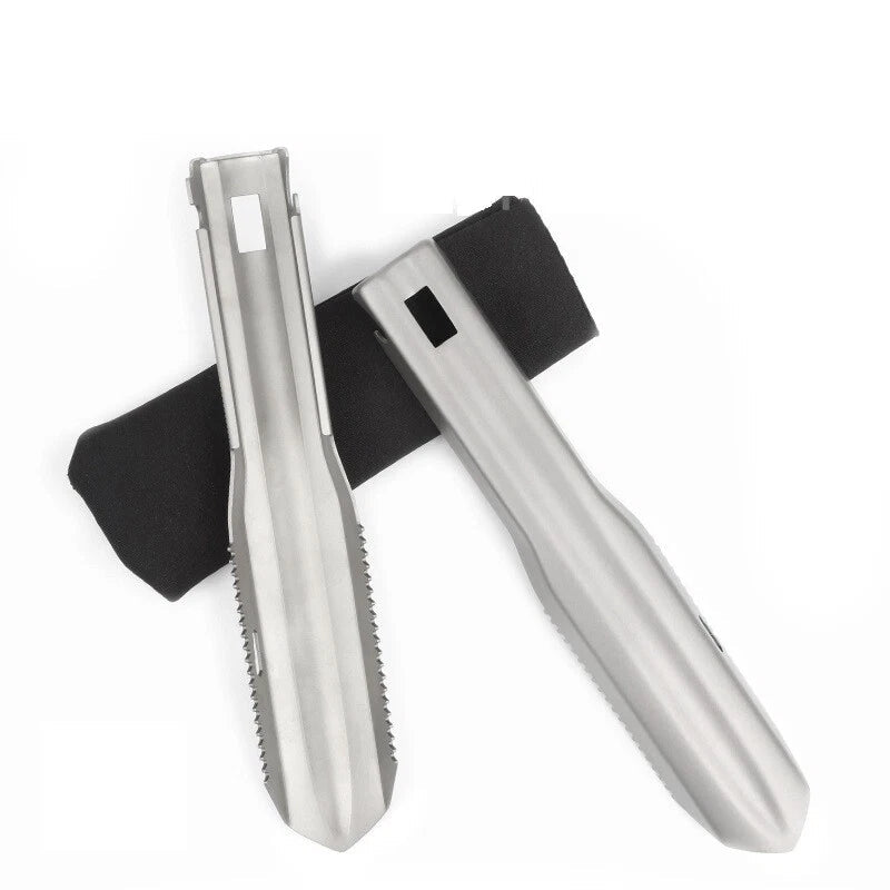 Pure Titanium Hand Trowel Small Ultralight Shovel Outdoor Multi Tool for Digging 07FC0E-D4 - KOEEK