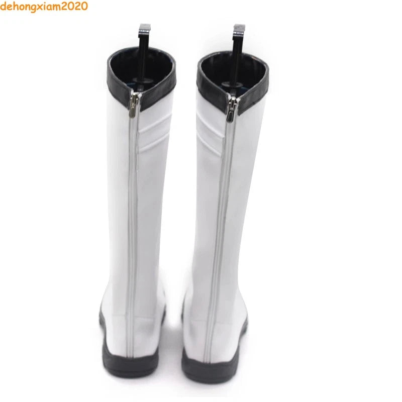 The Fantastic Four: First Steps Invisible Woman Shoes Halloween White Long Boots 07FC0E-D4 - KOEEK