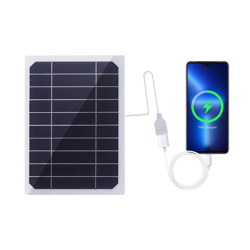 ny USB Solar Panel vedlikeholdslader Batterilader Kit Vedlikehold Båt Bil RV