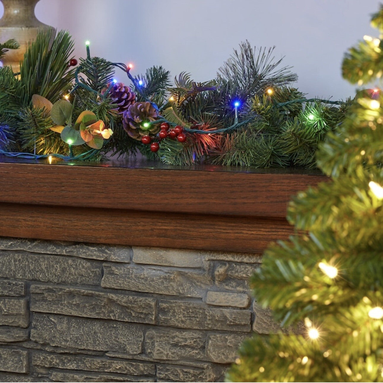 GE Color Choice 600-Ct 124 ft Color Changing MicroBright LED Light 8 Function GE - KOEEK