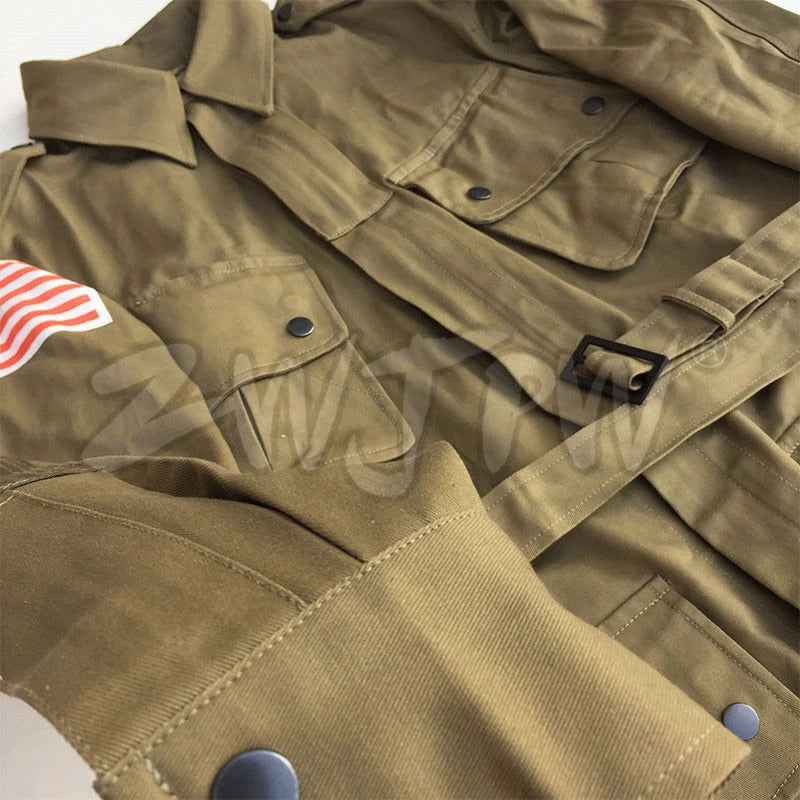 WW2 US M42 10182 Army Men's  Uniform Paratrooper Costume Sets Solider Clothing 07FC0E-D4 - KOEEK