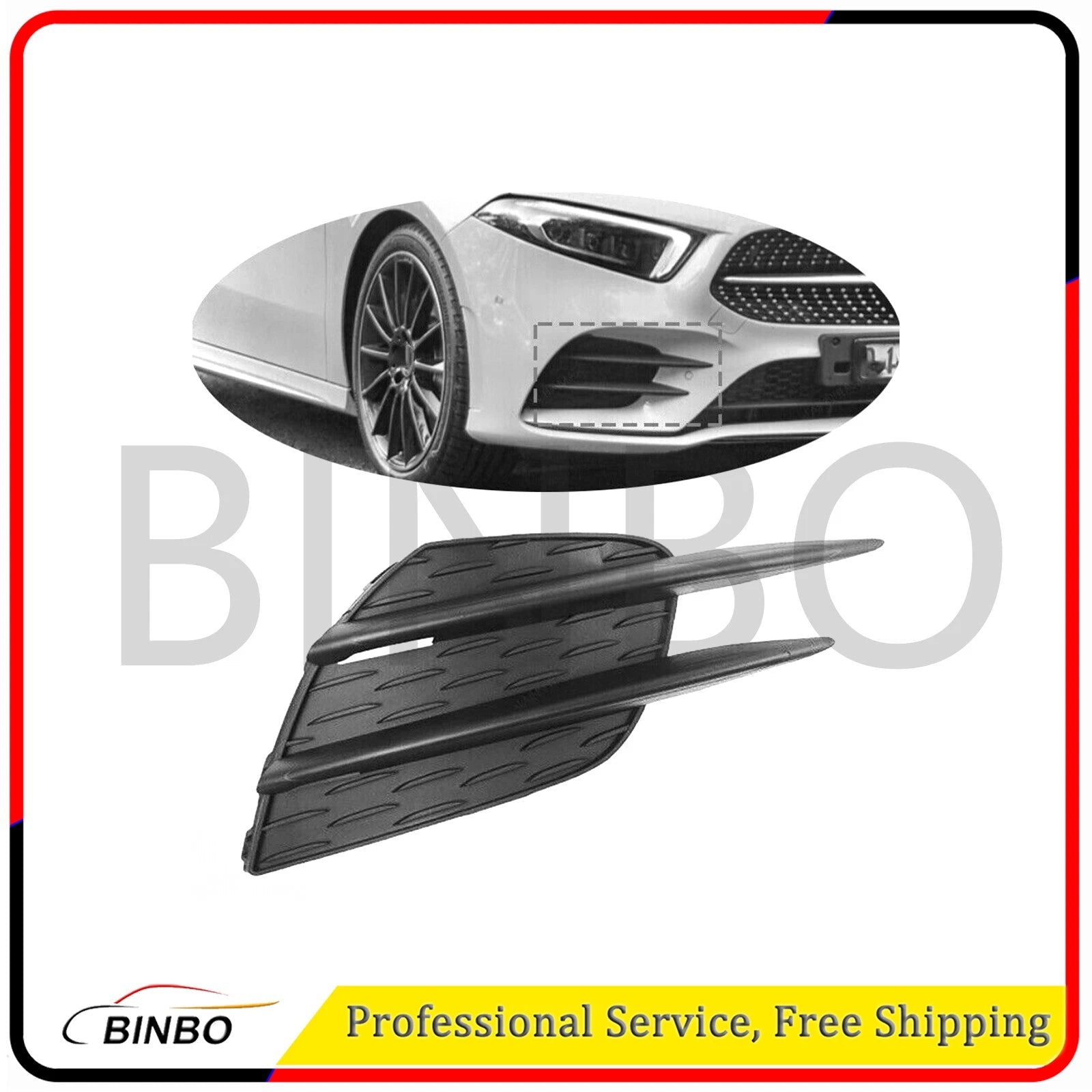 Front Bumper Right Outer Grille Cover For 2019-2020 Mercedes W177 A220 07FC0E-D4 - KOEEK