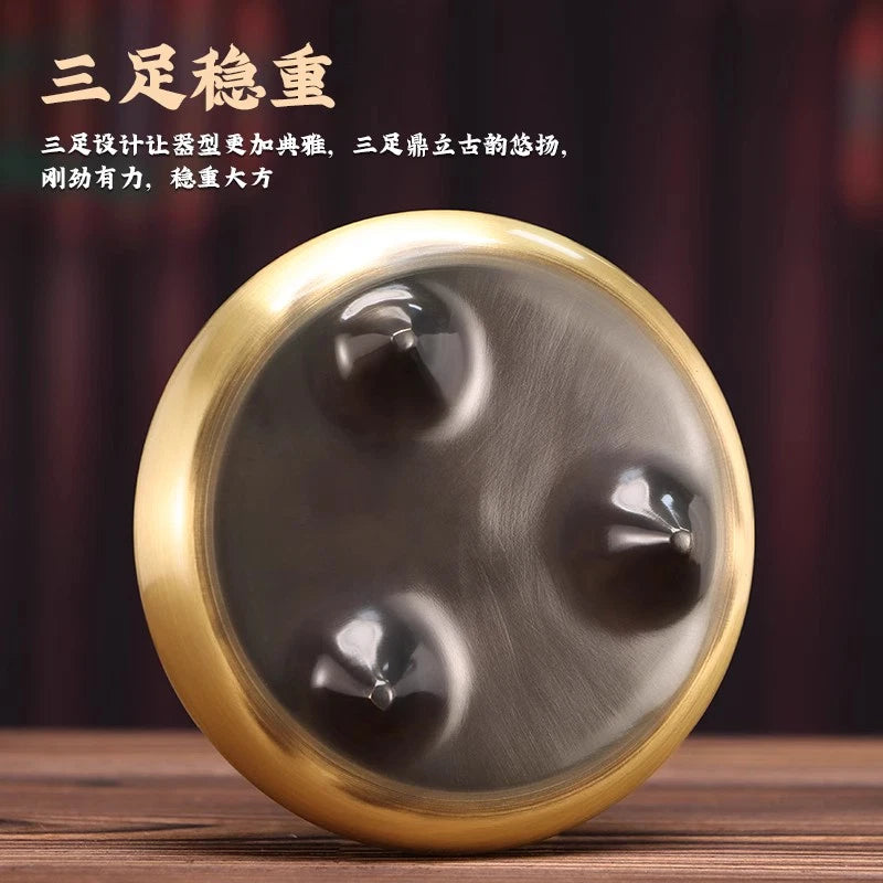 4.5cm Brass Incense Burner Line Censer Make Offerings Buddha Aromatherapy 07FC0E-D4 - KOEEK