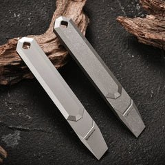 Titanium Alloy EDC Pry Bar Multi Tool Keychain Bottle Opener Lightweight 07FC0E-D4 - KOEEK