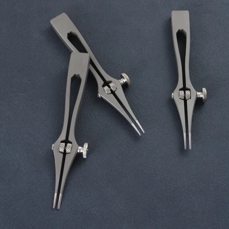 Spacing Adjustable Leather Craft Pricking Irons Stitching Lacing Punching Chisel 07FC0E-D4 - KOEEK
