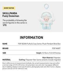 Pop Bean Fluffy & Cozy Series-plush Pendant Blind Box Cute Toy Gift