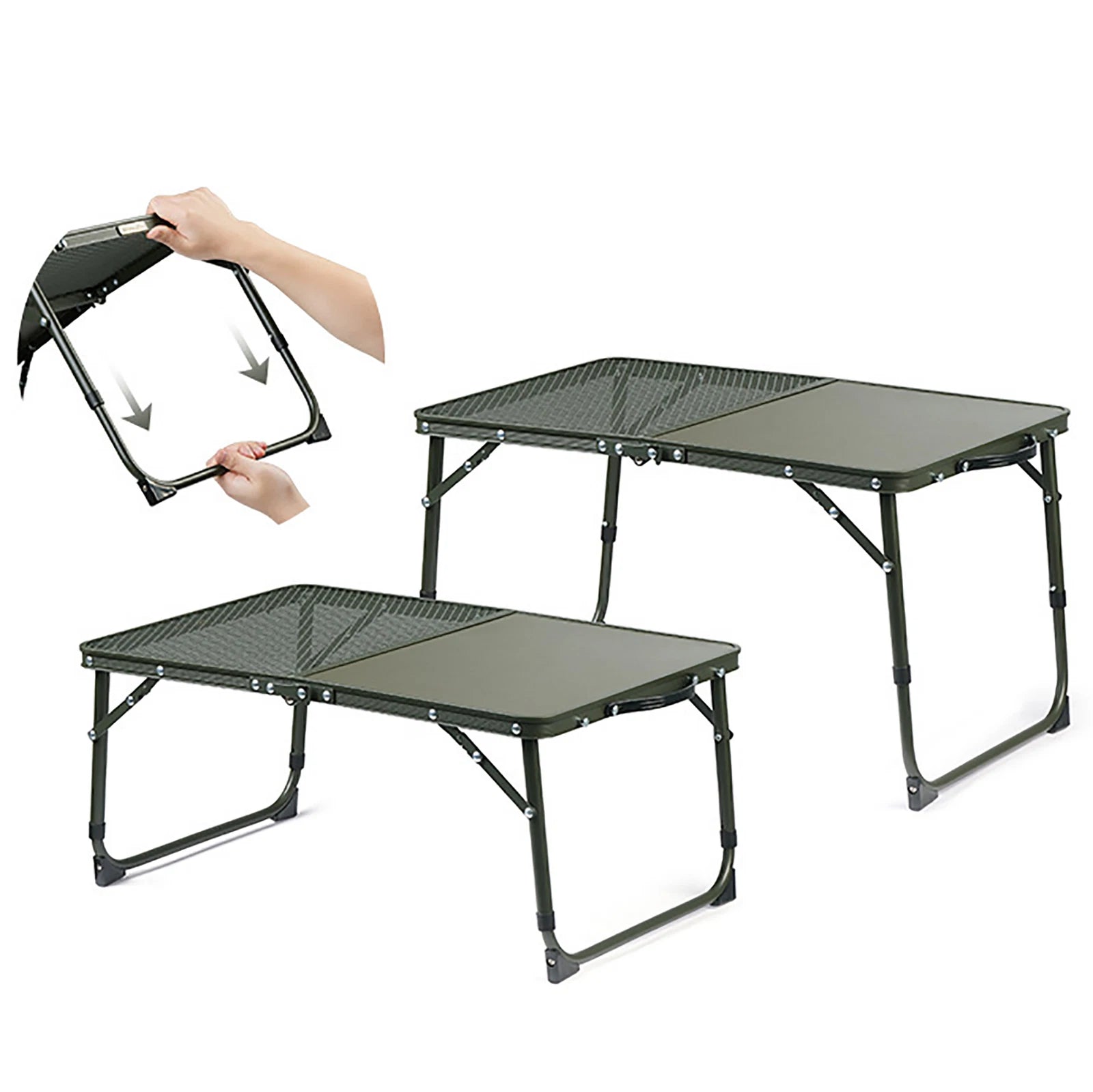 gateleg table Half-net table Portable outdoor camping table camping picnic table 07FC0E-D4 - KOEEK