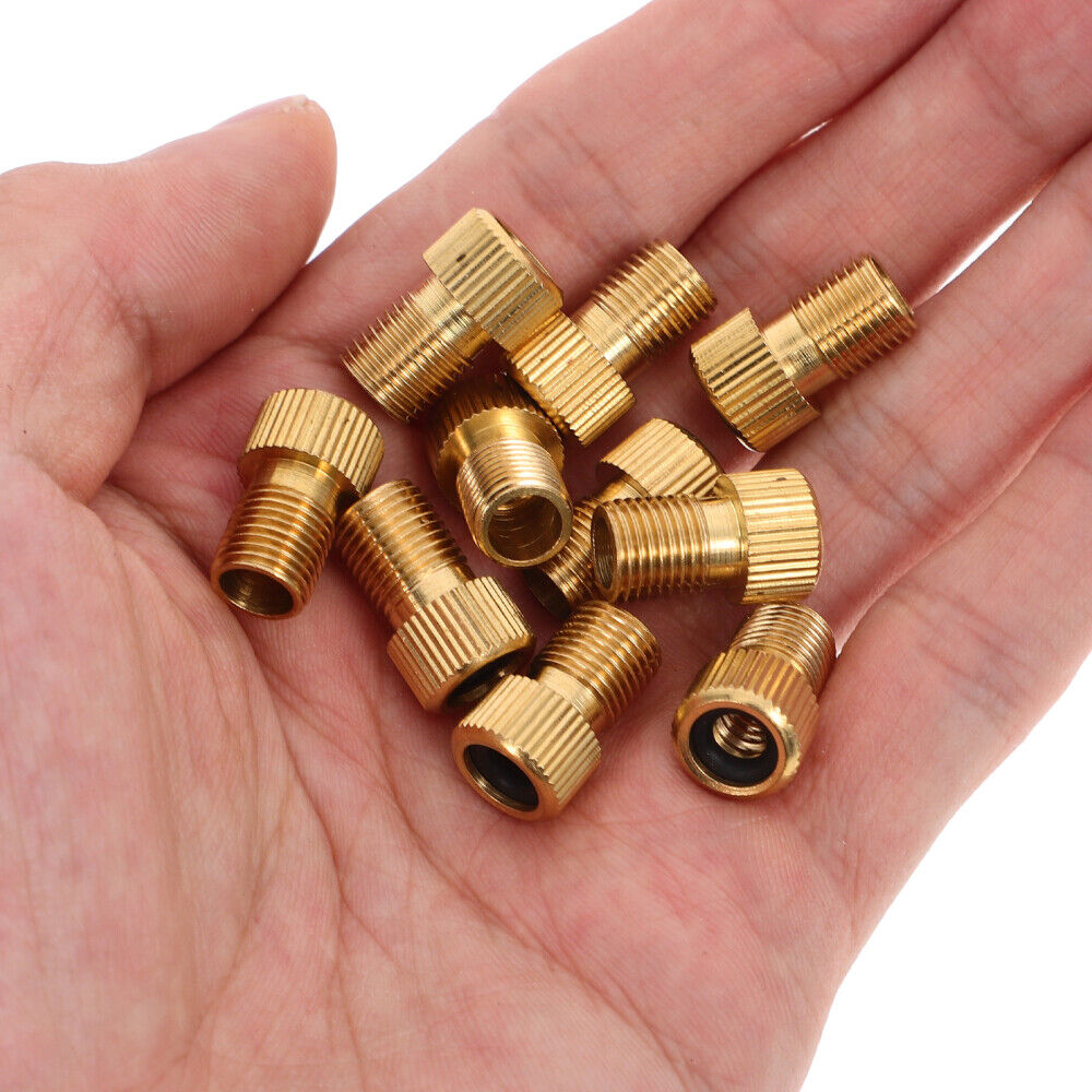 new 10 Pcs Inner Tubes Pump Golden Copper Bike Parts Cycling Bike koeek - KOEEK