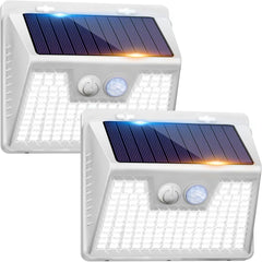new Peasur Solar Powered Lights Outdoor Motion Sensor, 2 Pack 2 Pack, White Frame PEASUR - KOEEK