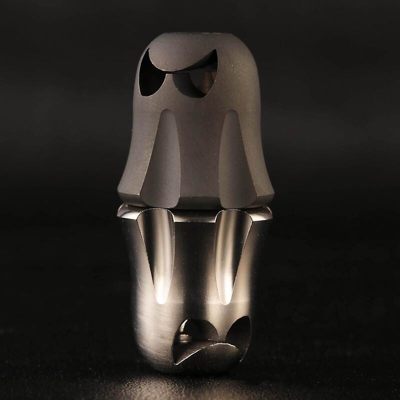 Titanium Ghost Knife Lanyard Bead Paracord Necklace Pendant Bracelet Bead EDC 07FC0E-D4 - KOEEK