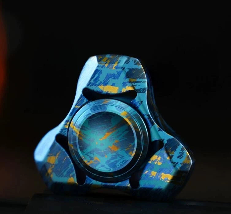 Fidget Hand Spinner Toy Silent Bearing Titanium Alloy Finger Gyro Relieve Stress 07FC0E-D4 - KOEEK
