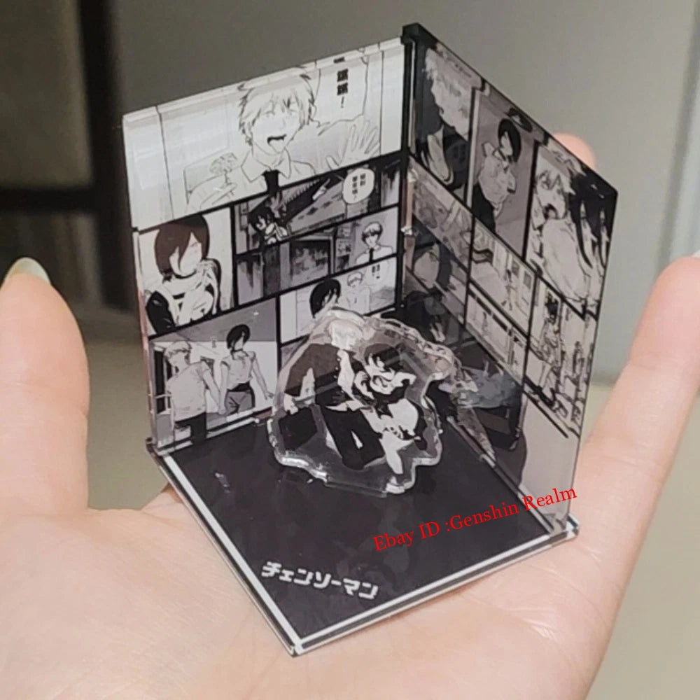 Anime Chainsaw Man Reze Acrylic Desktop Stand Collection Decor Gift 07FC0E-D4 - KOEEK