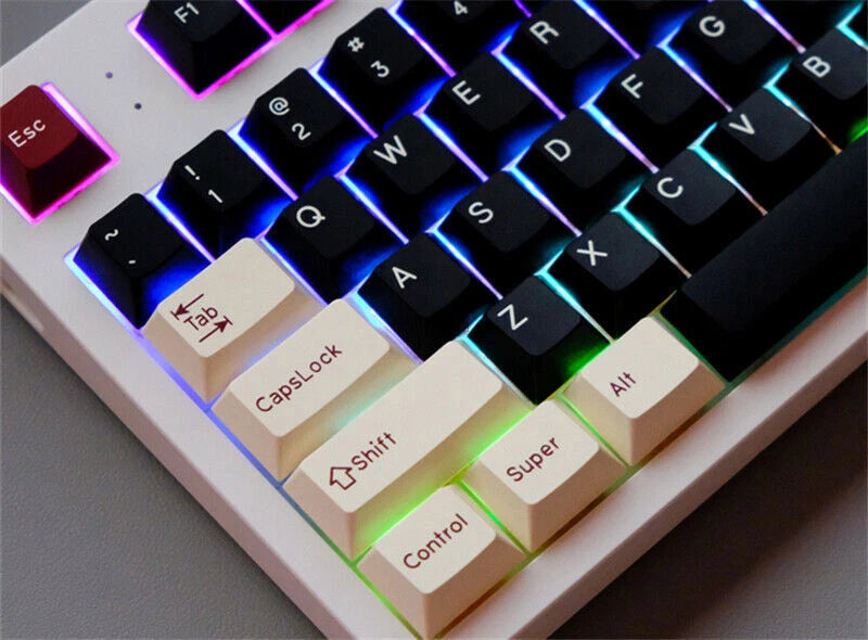 177 Keycaps Roman Keycap ISO ANSI Cherry  for Cherry MX Mechanical Keyboard 07FC0E-D4 - KOEEK