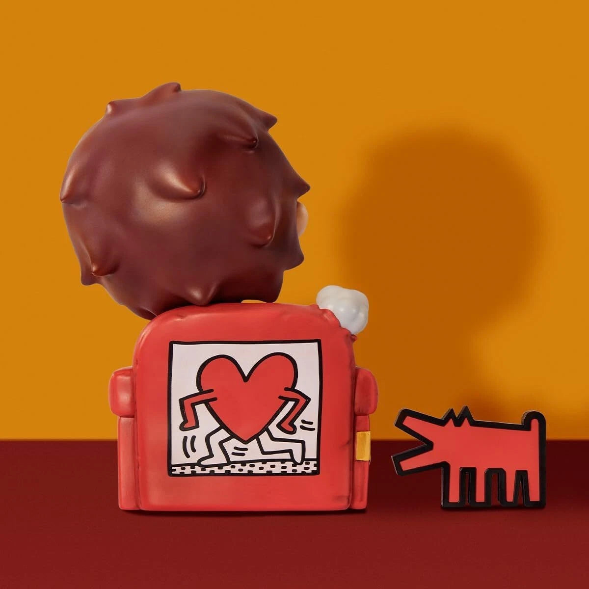 Authentic Hirono x Keith Haring big size figure hot cute toy gift 15cm 07FC0E-D4 - KOEEK