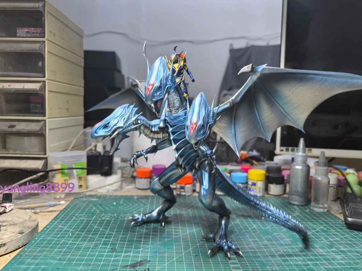 Anime YU-GI-OH! Master Of Knight Dragon Resin Figure Model Toy Collectible 25cm 07FC0E-D4 - KOEEK