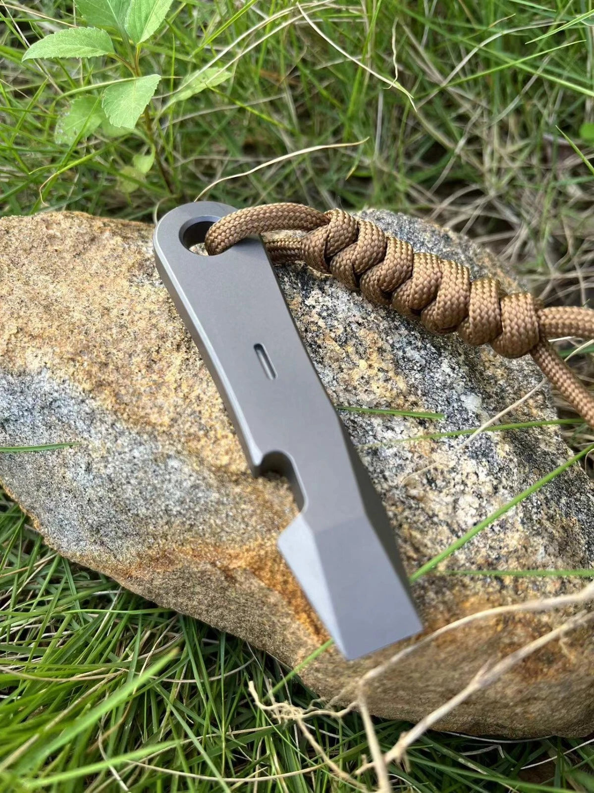 Titanium Alloy Outdoor Multi Tools Pry Bar Crowbar Opener Cutter Outdoor EDC 07FC0E-D4 - KOEEK