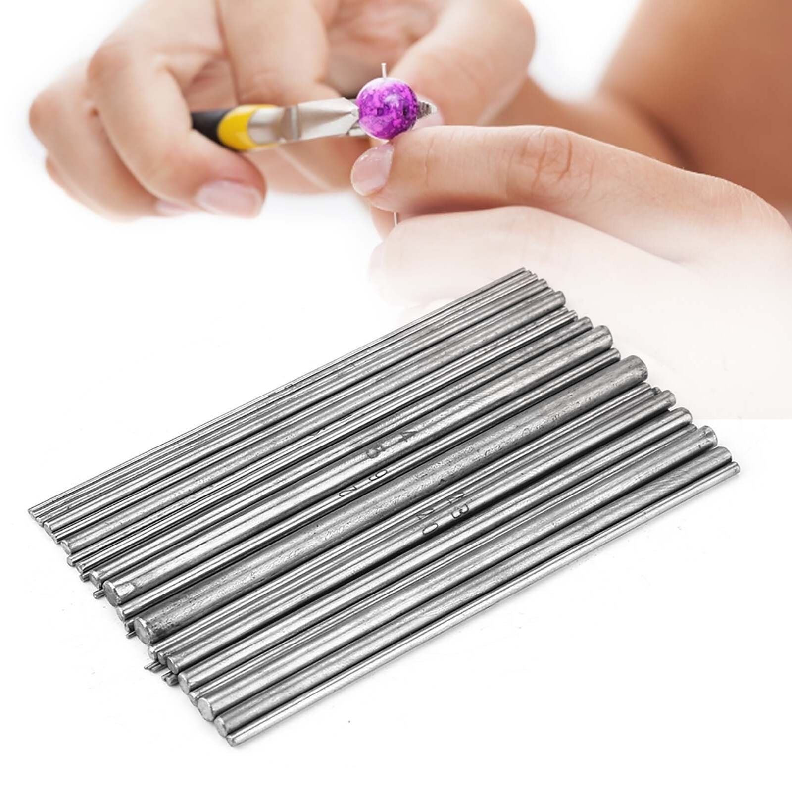 new 31PCS Stainless Steel Cored Rod Wire For Necklace Making Tool HPT koeek - KOEEK