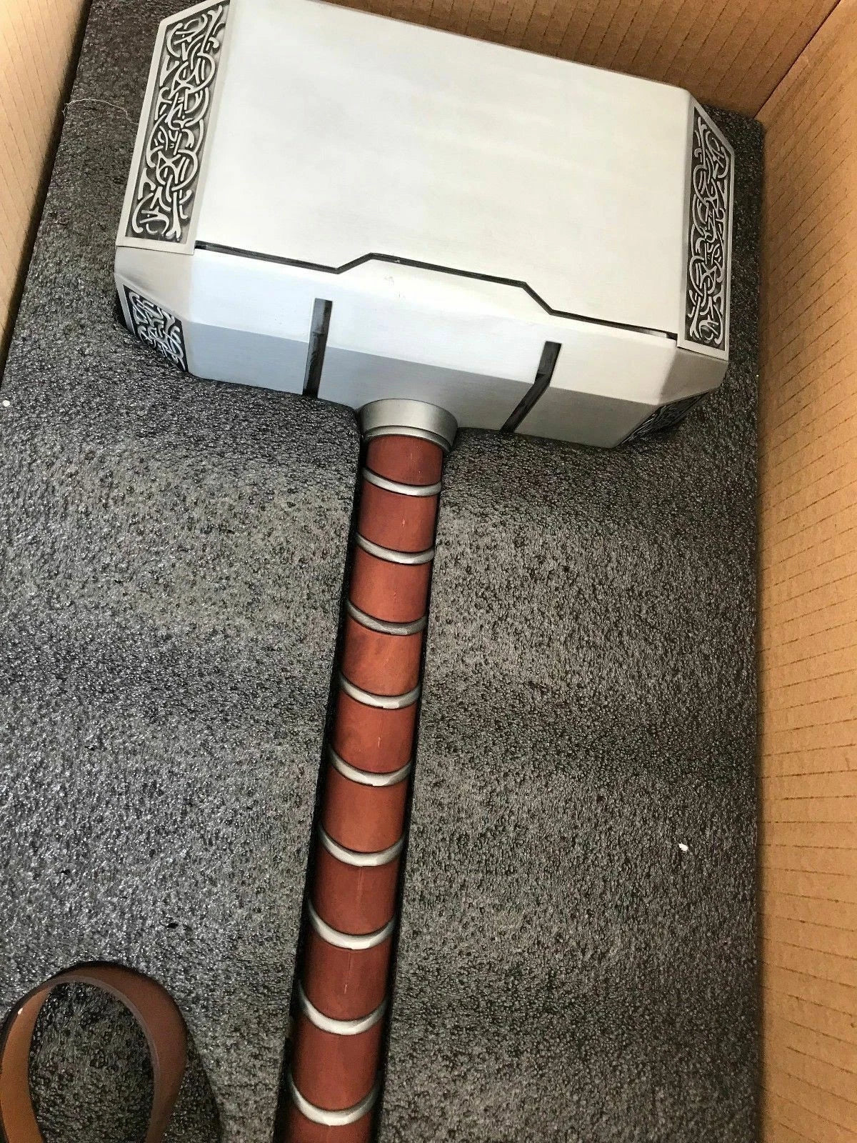 1/1 Full Metal CATTOYZ The Avengers Thor Hammer Replica Props Mjolnir Gifts 07FC0E-D4 - KOEEK