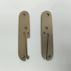 1 Pair Titanium Knife Handle Scales for 91MM Victorinox Swiss Army Knives 07FC0E-D4 - KOEEK