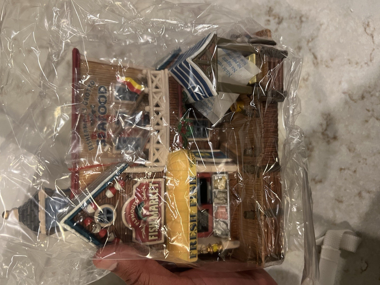 Lemax Christmas  Signature Collection Plymouth Fish Market Retired Lighted 2007 LEMAX - KOEEK