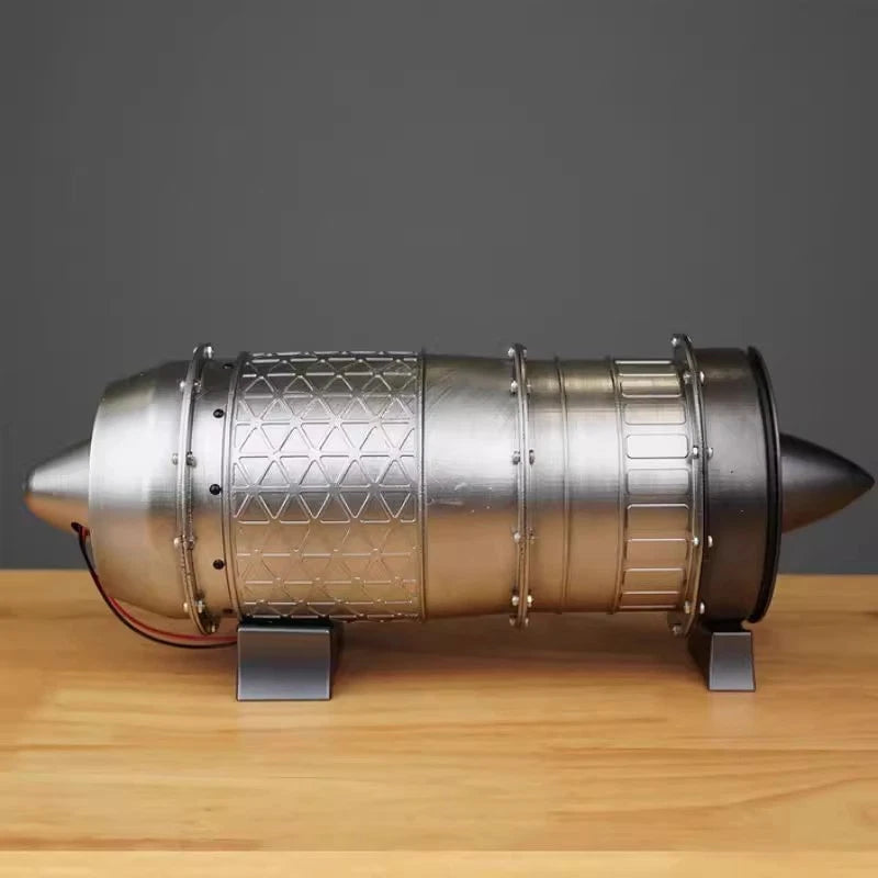 Mini Turbojet Engine Model Kit – 1:3 Scale, 12V Motor, Functional Fan Blades 07FC0E-D4 - KOEEK