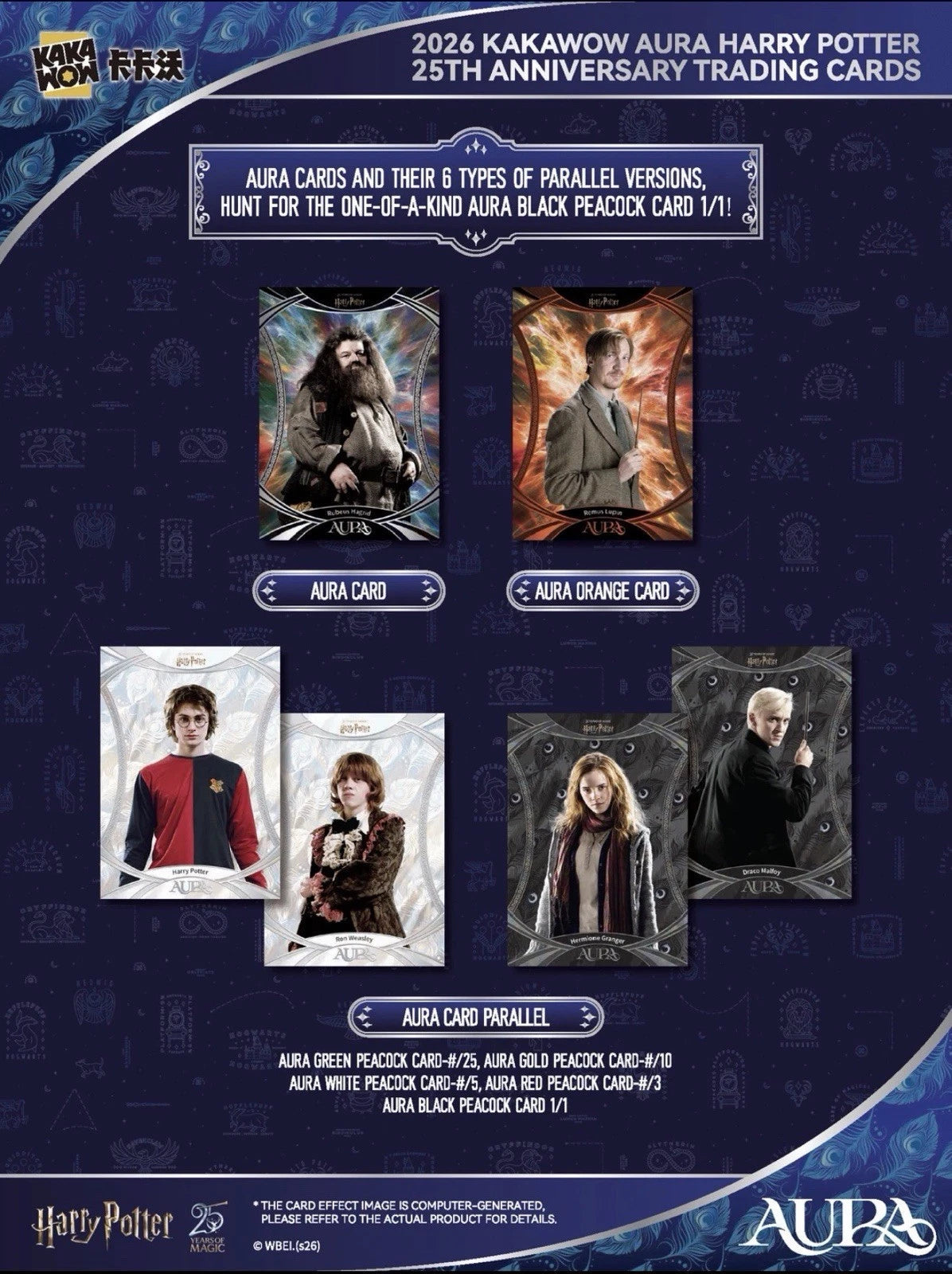 2026 Kakawow Aura Harry Potter 25th Anniversary Hobby Sealed Box In Stock 07FC0E-D4 - KOEEK