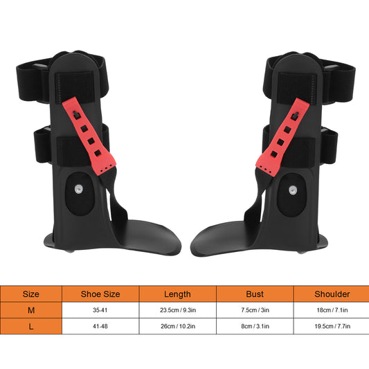 new Drop Foot Brace AFO AFOs Support Strap Elevator Poliomyelitis Hemiplegia Stroke koeek - KOEEK