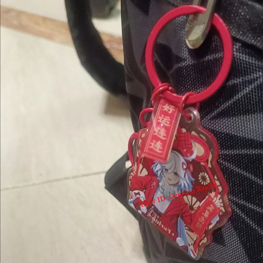 Anime  Furina Acrylic Keychain  Year Good Luck Amulet Gift 07FC0E-D4 - KOEEK