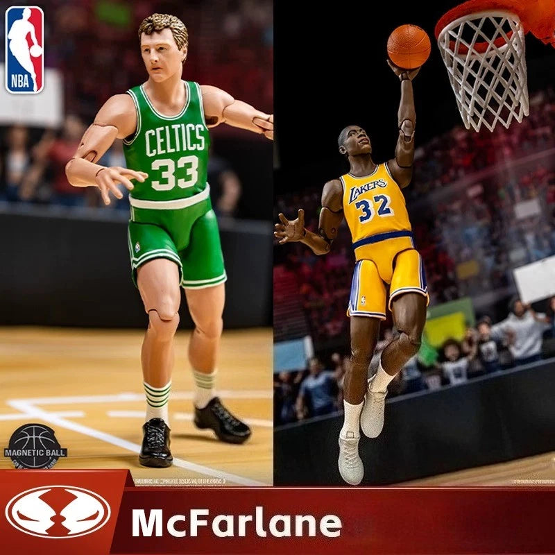 McFarlane Basketball Stars Larry Bird Magic Johnson 6" Action Figures Presale 07FC0E-D4 - KOEEK