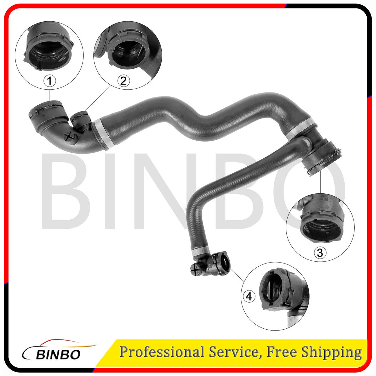 Radiator Expansion Tank Coolant Hose for BMW E46 316i 318i 316Ti 318Ti 316Ci 07FC0E-D4 - KOEEK