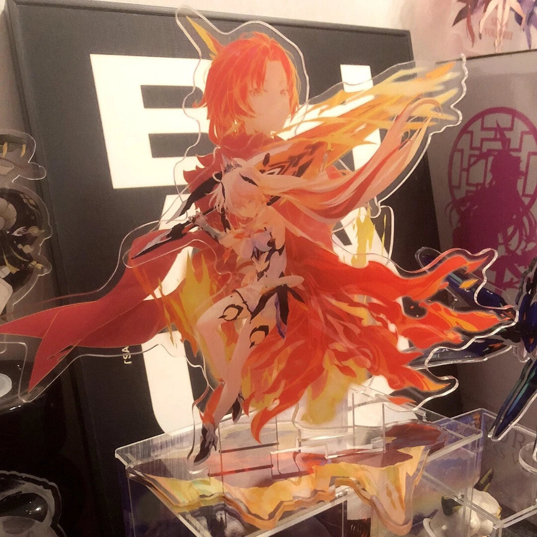 Anime Honkai Impact 3 Kiana Large Acrylic Desktop Stand Figure Collection Decor 07FC0E-D4 - KOEEK