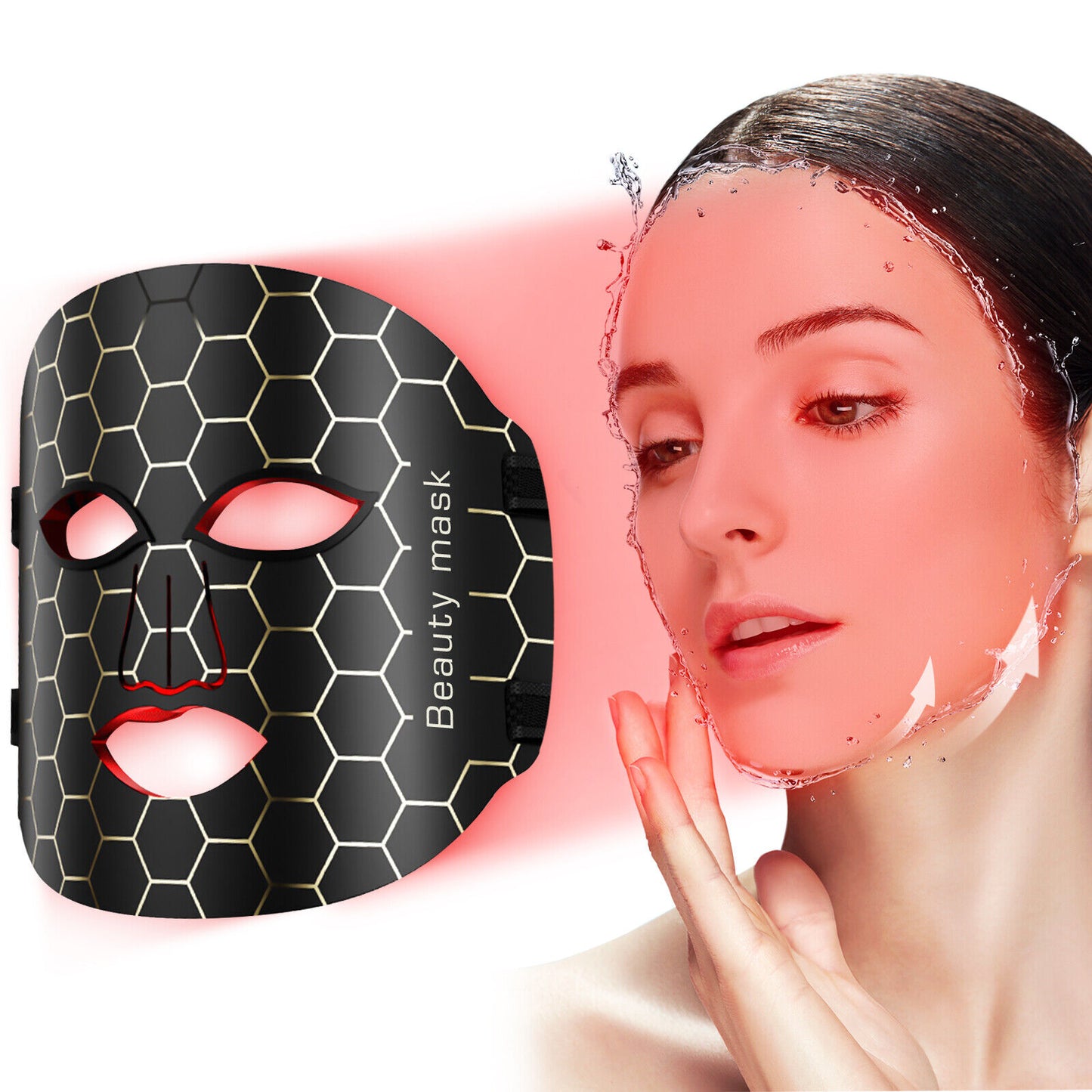 new Photon LED Light Face Mask Facial Skin Care 7 Colors Rejuvenation Beauty Machine