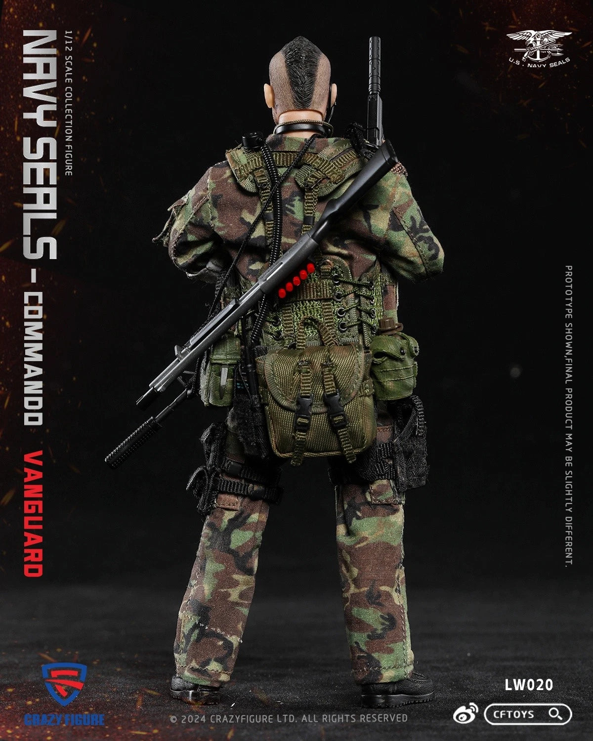 CFTOYS Special Assault Team-Top 1/12 Soldier Action Figure Model Collection 6'' CFTOYS - KOEEK