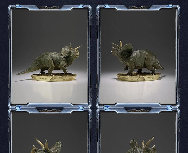 Limited 1:20 Triceratops Dinosaur Brass Statue Model Figure Collectible Display 07FC0E-D4 - KOEEK
