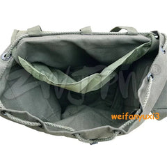 German Army Mountain Rucksack Canvas Green Bag Backpack Pouch Outdoor Packsack 07FC0E-D4 - KOEEK