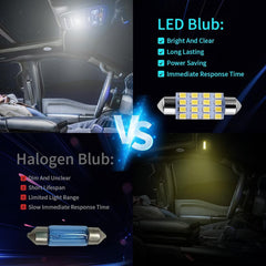 new 42 Pieces Interior Car Lights, Super Bright White Dome Map Tail Cab Lights... 07FC0E-D4 - KOEEK