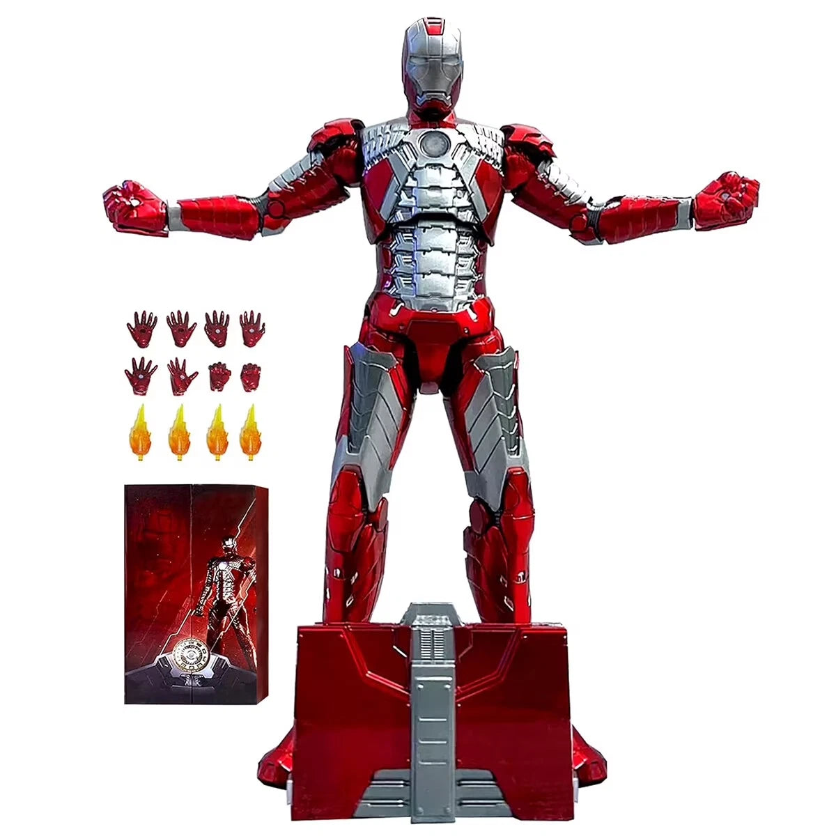 ZD Toys Marvel Iron Man Mark V MK5 1/10 Scale 7" Collectible Figure MARVEL - KOEEK