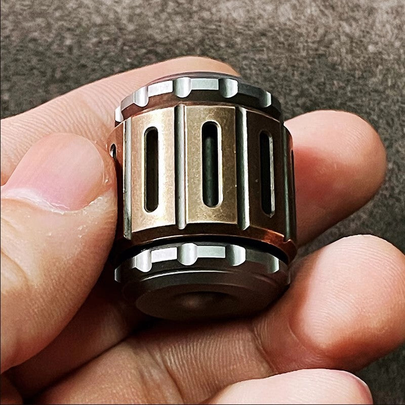 EDC Titanium Rotate Pendan Paracord Knife Cord Bead DIY Necklace Bracelet Bead 07FC0E-D4 - KOEEK