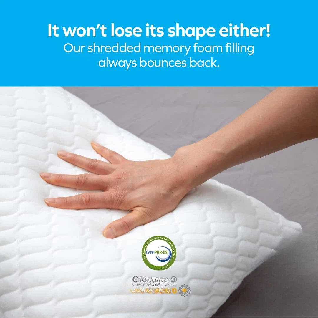 Sleep pillow (for side and back sleepers) - relieves neck and shoulder pain 07FC0E-D4 - KOEEK