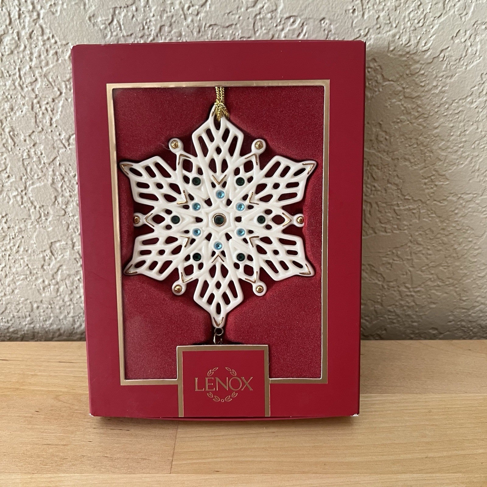 Lenox 2022 Annual Gemmed Snowflake Christmas Ornament LENOX - KOEEK