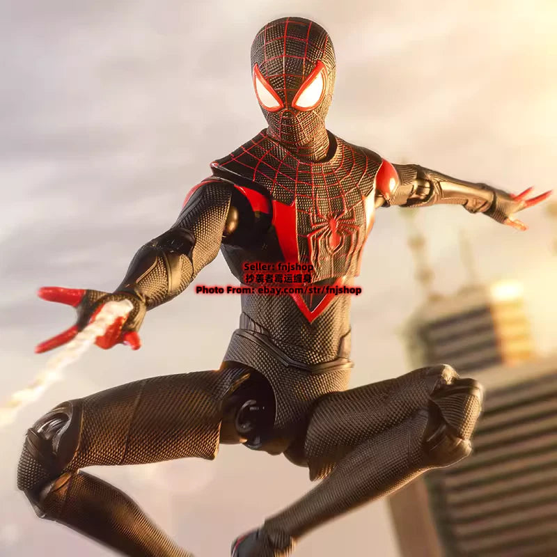 ZD Toys Spider-Man Miles Morales 1/10 Collectible 7in Action Figure IN STOCK ZD_TOY - KOEEK