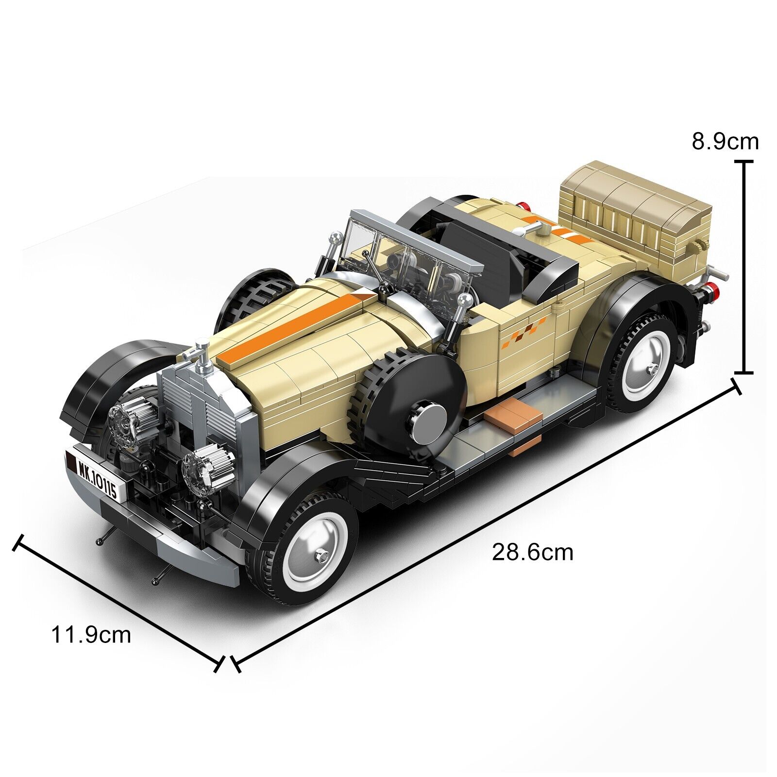 new Mould King 10115 Classic Retro Vintage Car Building Block Toy Display Decoration MOULD KING - KOEEK
