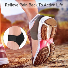 new Plantar Fasciitis Heel Cups for Pain 【Updated M 5-8 W 6-9.5, Black 07FC0E-D4 - KOEEK
